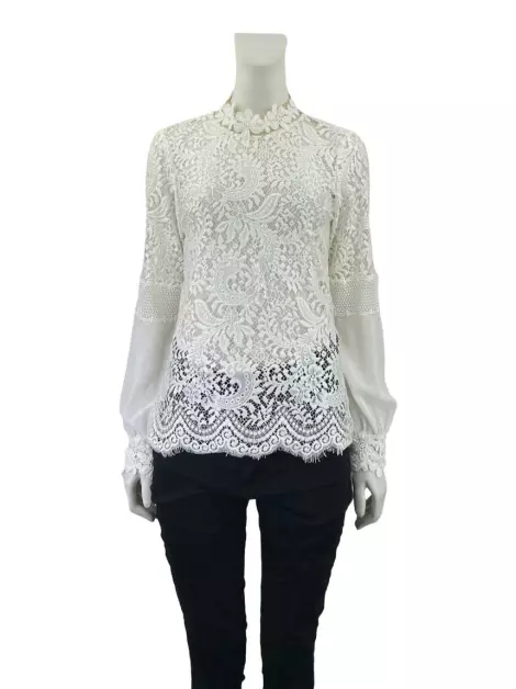 Blusa Agilità Renda Branca