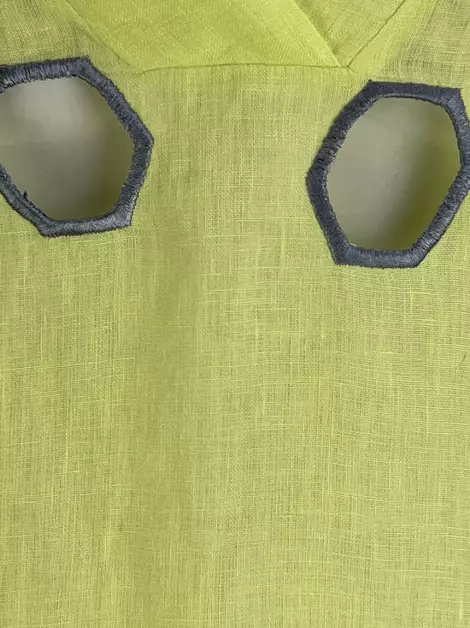 Blusa Água De Coco Linho Verde