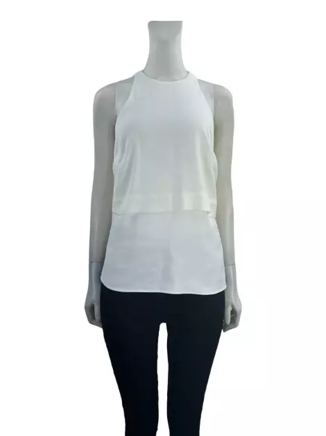 Blusa A.L.C. Babados Off-White