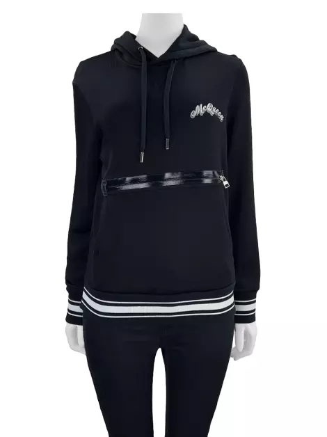 Blusa Alexander McQueen Tecido Preto