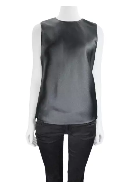 Blusa Alexander Wang Reta Azul Marinho