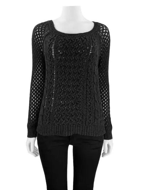 Blusa American Eagle Tricot Chumbo