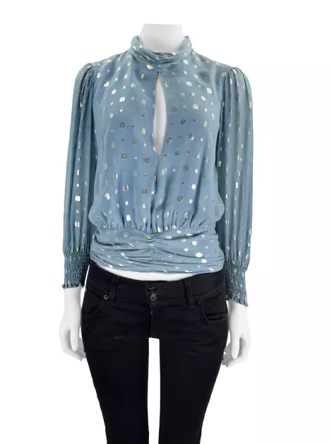 Blusa Amissima Tecido Estampado