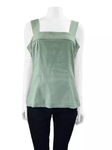 Blusa Amissima Tecido Verde