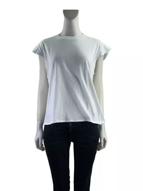 Blusa Andrea Bogosian Tecido Branco