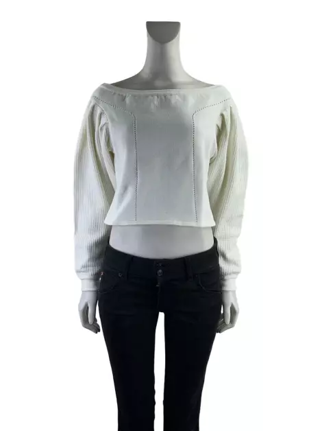 Blusa Andrea Bogosian Tricot Off White