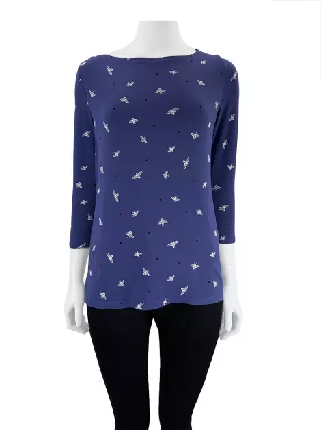 Blusa Ann Taylor Factory Tecido Estampado