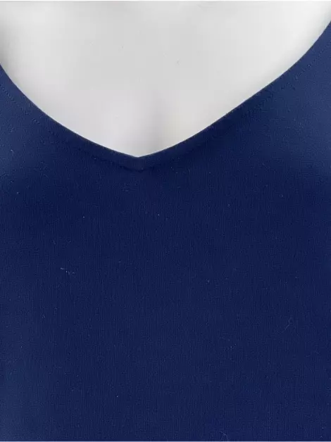 Blusa Ann Taylor Malha Azul