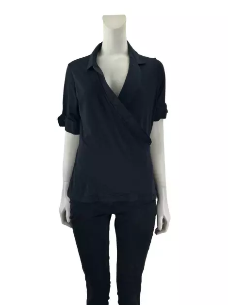 Blusa Anne Fontaine Tecido Preto