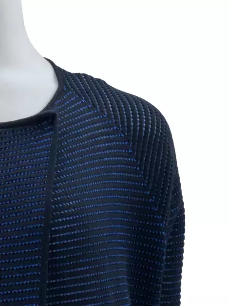 Blusa Armani Collezioni Tricot Bicolor