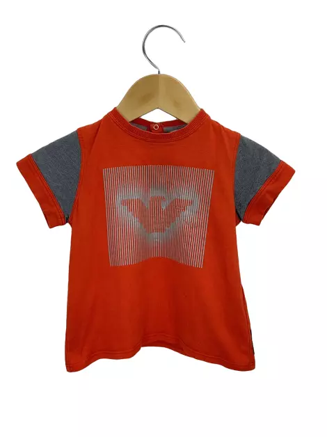 Blusa Armani Estampada Bicolor