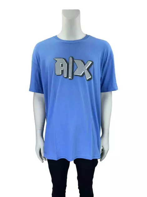 Blusa Armani Exchange T-Shirt Logo Azul