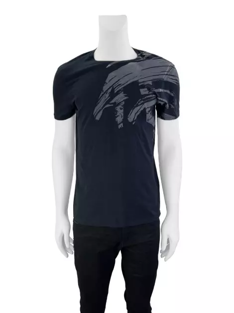 Blusa Armani Tecido Estampado
