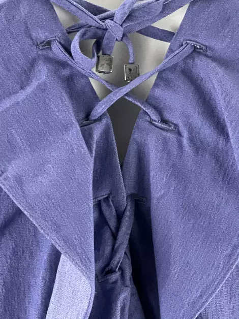 Blusa Artsy Tecido Azul