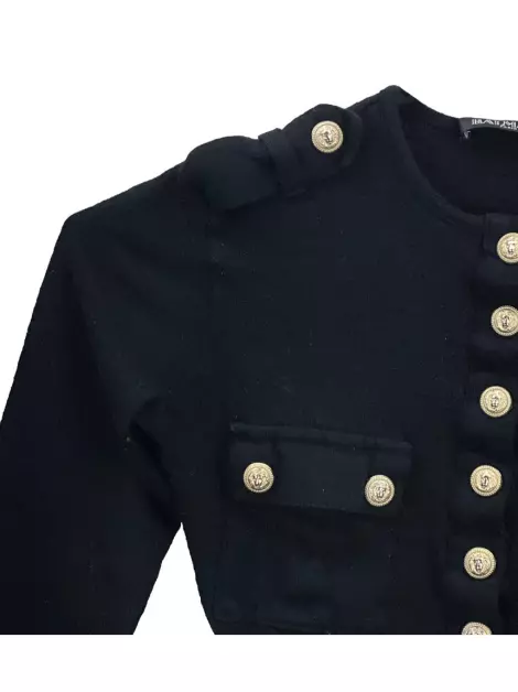 Blusa Balmain Lã Preto