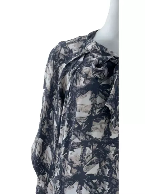 Blusa BCBG Max Azria Seda Estampado