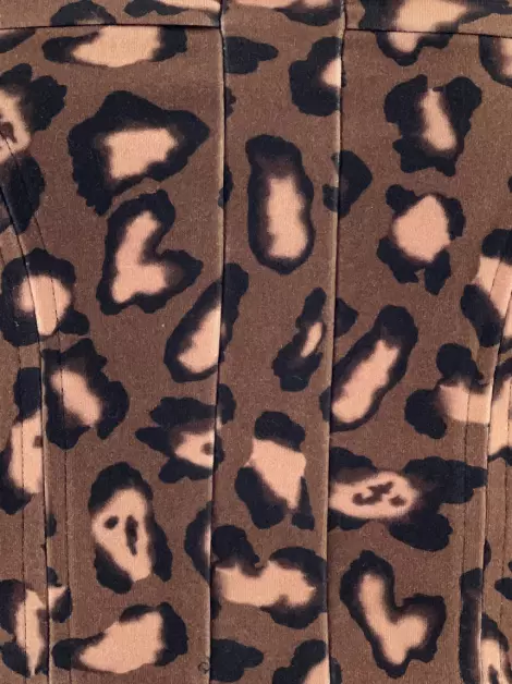 Blusa Blessed Tecido Animal Print