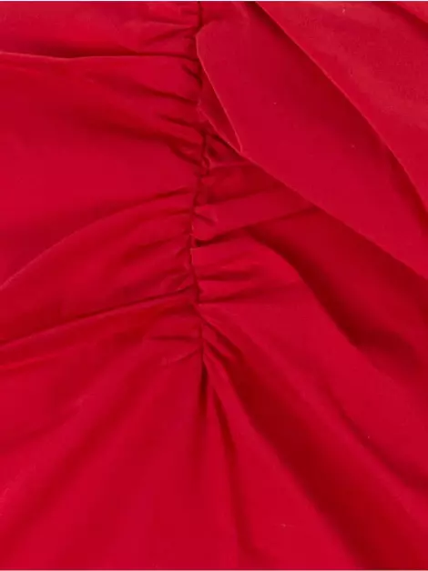 Blusa Blessed Tecido Vermelho