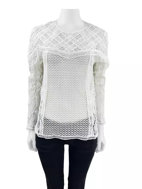 Blusa Bo.Bô Renda Off White