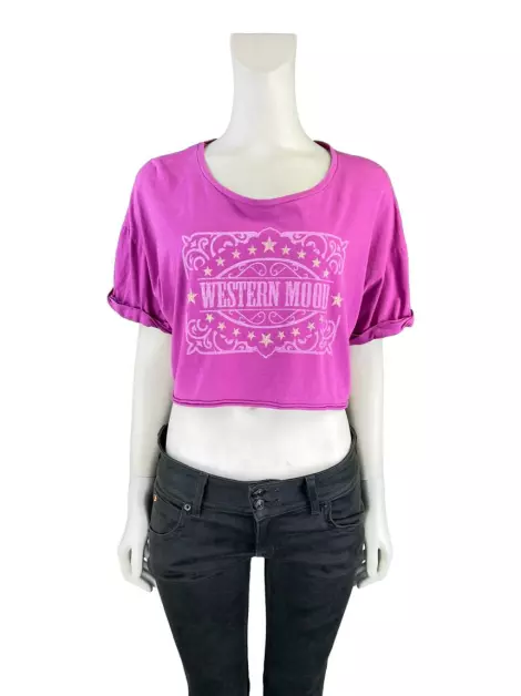 Blusa byNV Cropped Estampada