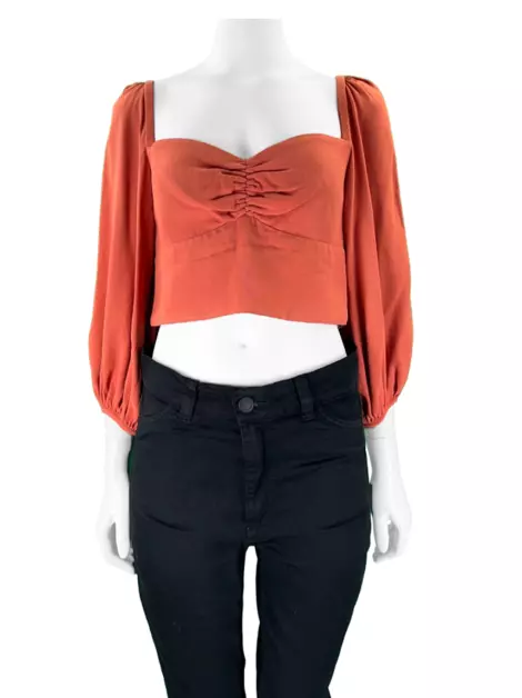 Blusa byNV Tecido Laranja