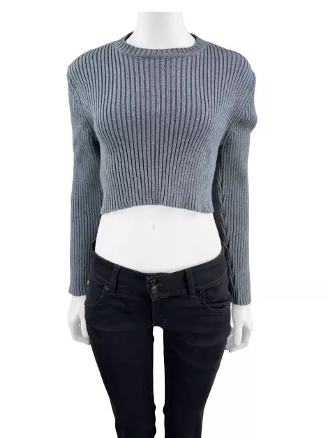 Blusa byNV Tricot Cinza