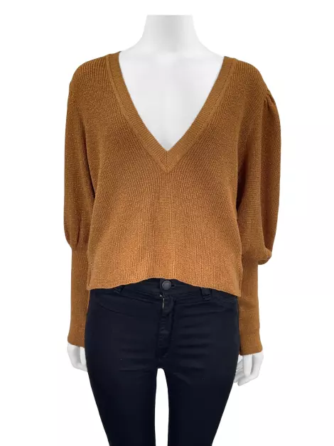 Blusa byNV Tricot Terracota