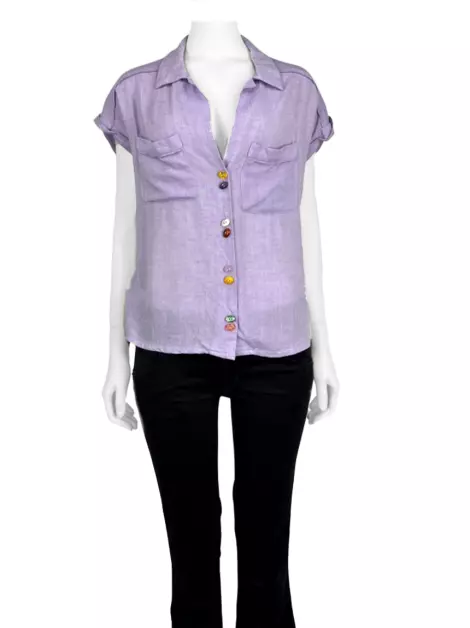 Blusa B/Yourself Tecido Lilás