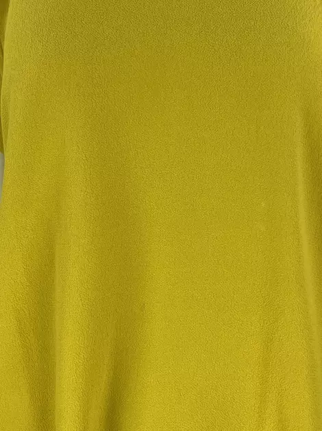 Blusa Carina Duek Tecido Amarelo