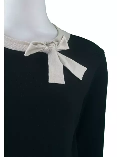 Blusa Carolina Herrera Tecido Preto