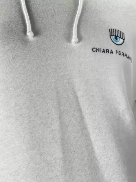 Blusa Chiara Ferragni Hoodie Branco