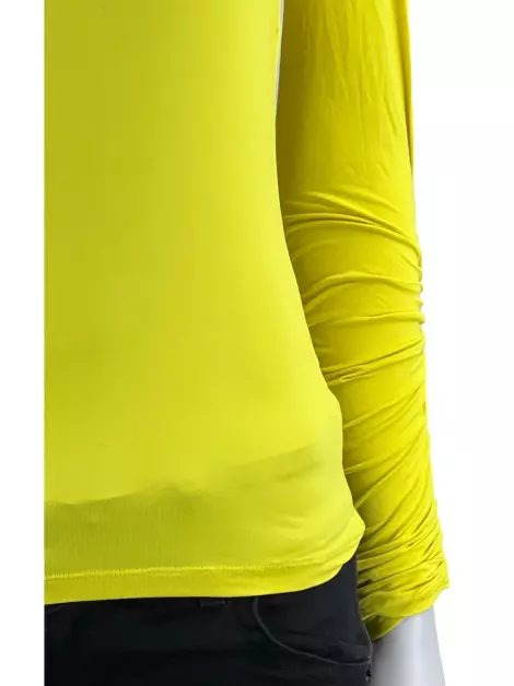 Blusa Class Roberto Cavalli Tecido Amarelo