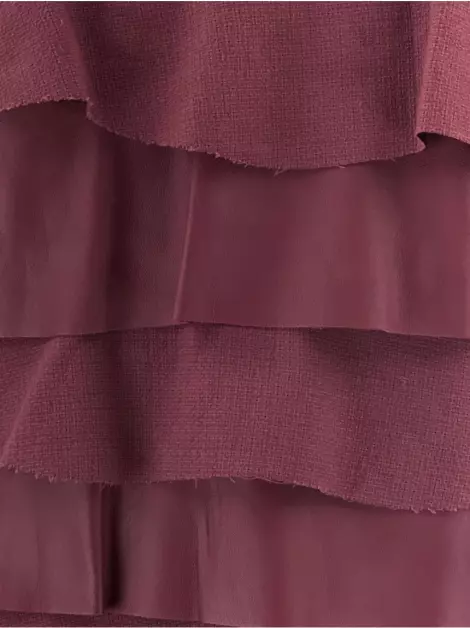 Blusa Clé Couro Vinho