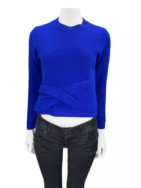 Blusa COS Lã Azul