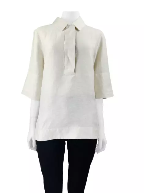 Blusa COS Tecido Bege