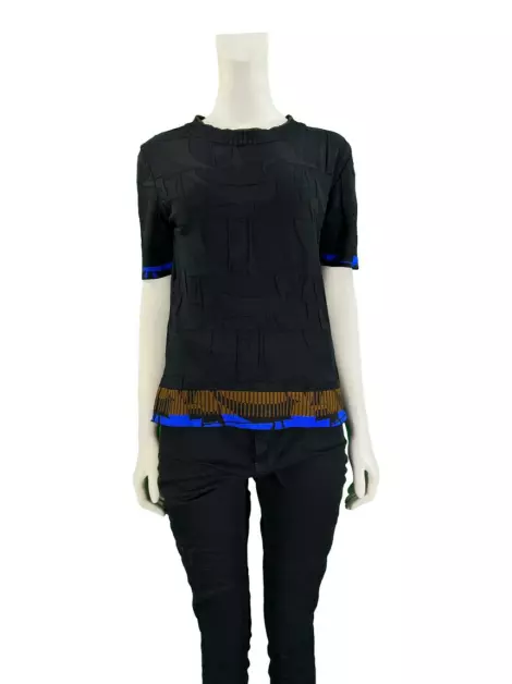 Blusa Coven Texturizada Preta