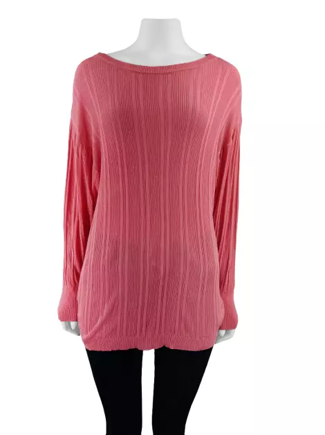 Blusa Coven Texturizada Rosa
