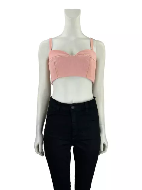 Blusa Coven Top Sarja Rosa