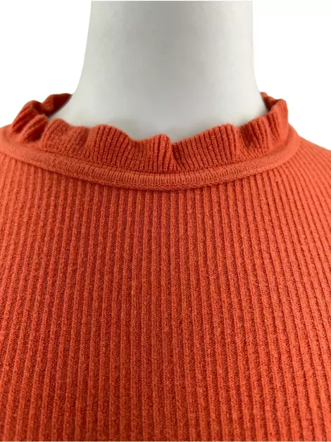 Blusa Cruise Canelada Laranja