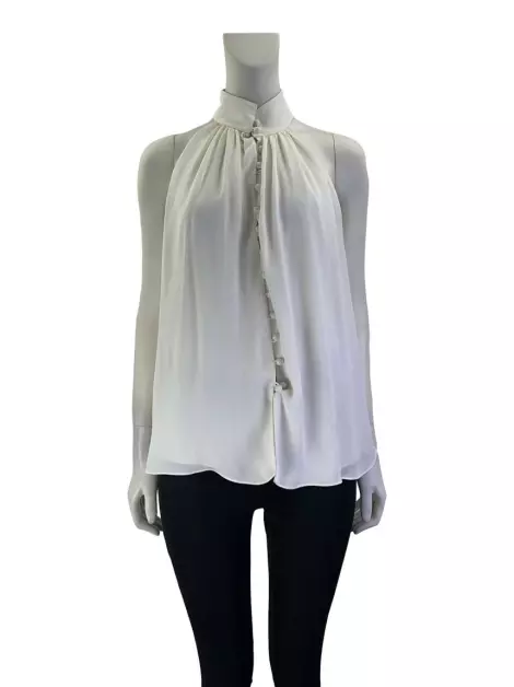 Blusa Cruise Seda Branca