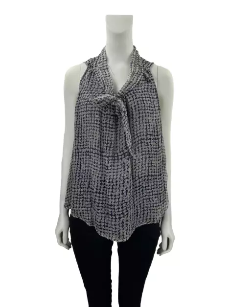 Blusa Cynthia Rowley Seda Estampada