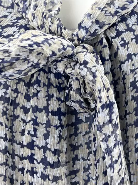 Blusa Cynthia Rowley Seda Estampada