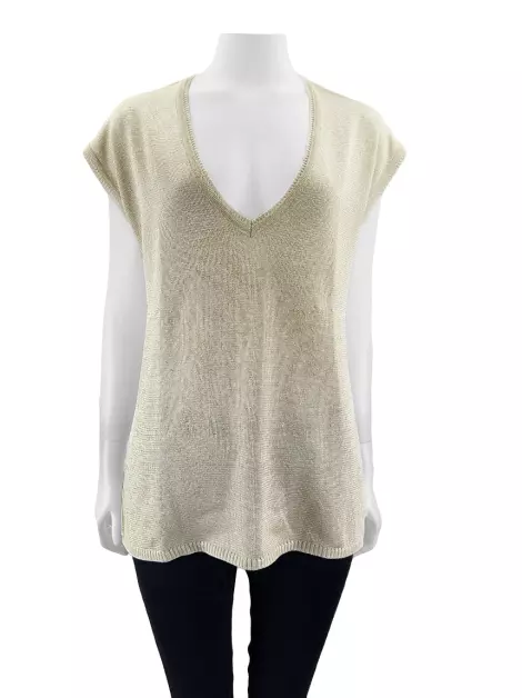 Blusa Daslu Reta Dourada
