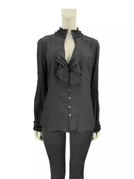 Blusa Daslu Seda Preta