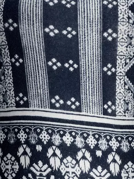 Blusa Daslu T-Shirt Tricô Estampada