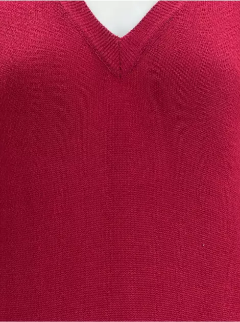 Blusa De Goeye Tecido Vermelho