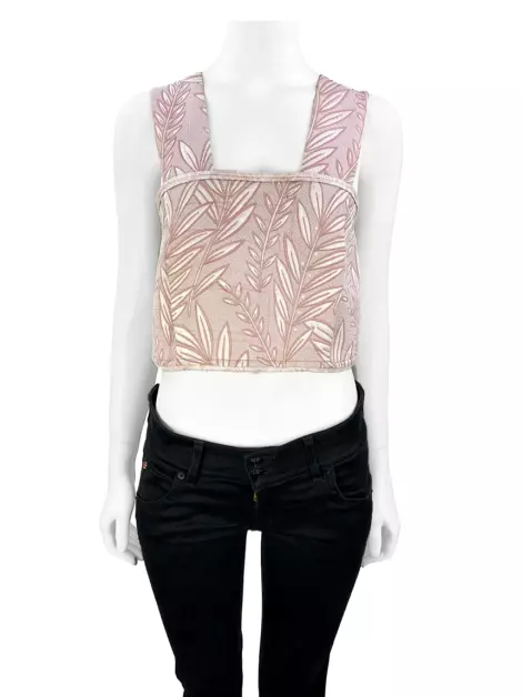 Blusa De Goeye Texturizada Rosa