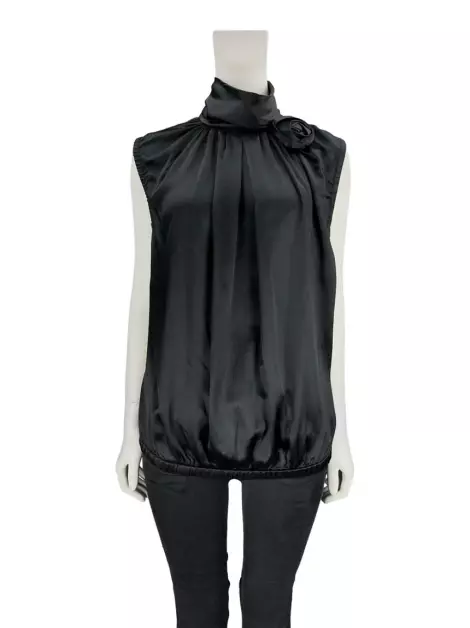 Blusa D&G Aplicação Preto