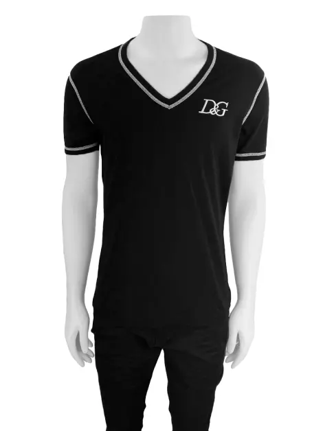 Blusa D&G Tecido Preto
