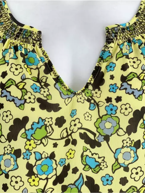 Blusa DKNY Jeans Tecido Floral